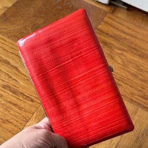 Abas leather clutch wallet